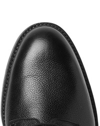 Chaussures derby en cuir noires George Cleverley