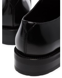 Chaussures derby en cuir noires Saint Laurent