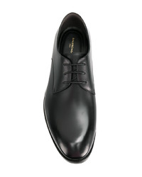 Chaussures derby en cuir noires Balenciaga