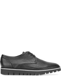 Chaussures derby en cuir noires Baldinini