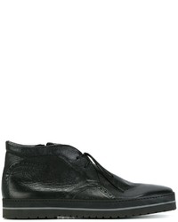 Chaussures derby en cuir noires Baldinini