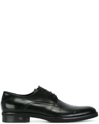 Chaussures derby en cuir noires Baldinini