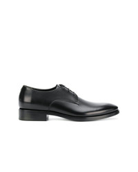 Chaussures derby en cuir noires Balenciaga