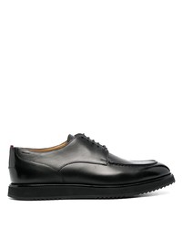 Chaussures derby en cuir noires Bally