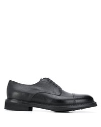 Chaussures derby en cuir noires Barrett