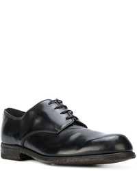 Chaussures derby en cuir noires Premiata