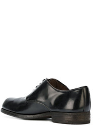 Chaussures derby en cuir noires Premiata