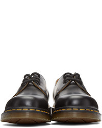 Chaussures derby en cuir noires Dr. Martens