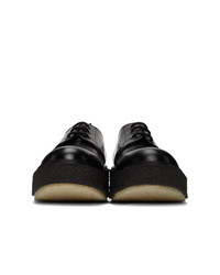 Chaussures derby en cuir noires Études