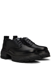 Chaussures derby en cuir noires Viron