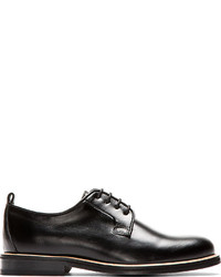 Chaussures derby en cuir noires Carven