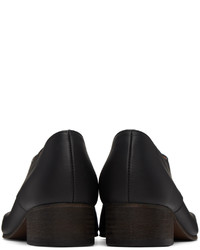 Chaussures derby en cuir noires AARON ESH