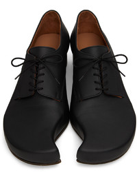 Chaussures derby en cuir noires AARON ESH