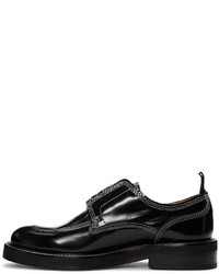 Chaussures derby en cuir noires Carven