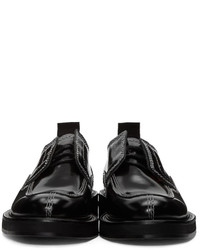 Chaussures derby en cuir noires Carven