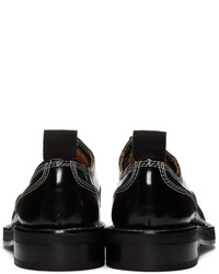 Chaussures derby en cuir noires Carven