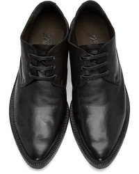 Chaussures derby en cuir noires Marsèll