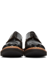 Chaussures derby en cuir noires Grenson