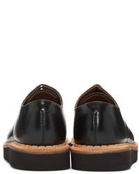 Chaussures derby en cuir noires Grenson