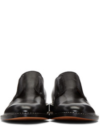 Chaussures derby en cuir noires Givenchy