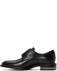 Chaussures derby en cuir noires Givenchy