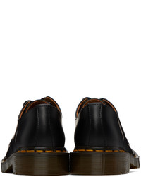 Chaussures derby en cuir noires Comme des Garcons Homme Deux