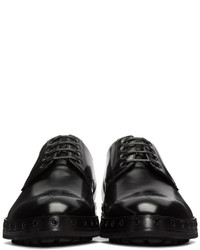 Chaussures derby en cuir noires Dolce & Gabbana