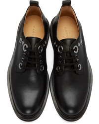 Chaussures derby en cuir noires Carven