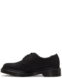 Chaussures derby en cuir noires Dr. Martens