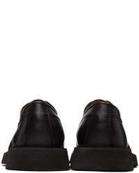 Chaussures derby en cuir noires A.P.C.