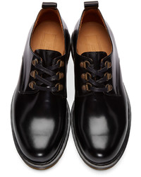 Chaussures derby en cuir noires AMI Alexandre Mattiussi