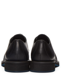 Chaussures derby en cuir noires Jil Sander Navy