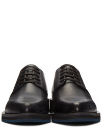 Chaussures derby en cuir noires Jil Sander Navy