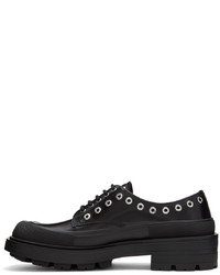 Chaussures derby en cuir noires Alexander McQueen