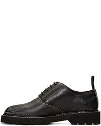 Chaussures derby en cuir noires Maison Margiela