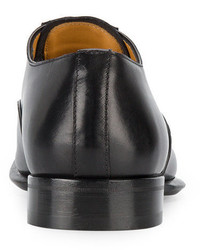 Chaussures derby en cuir noires Alexander McQueen