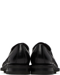 Chaussures derby en cuir noires Ferragamo