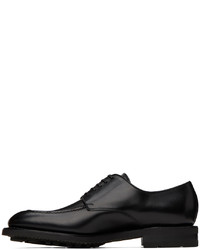 Chaussures derby en cuir noires Ferragamo