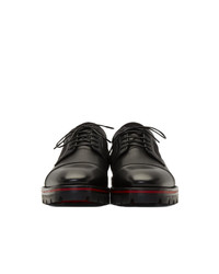 Chaussures derby en cuir noires Christian Louboutin