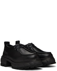 Chaussures derby en cuir noires Viron