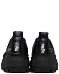 Chaussures derby en cuir noires Viron