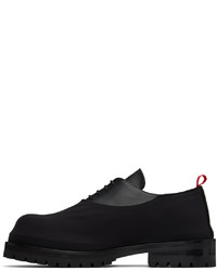 Chaussures derby en cuir noires 424