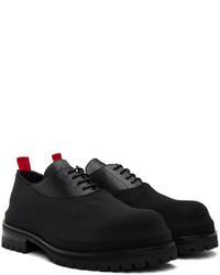 Chaussures derby en cuir noires 424