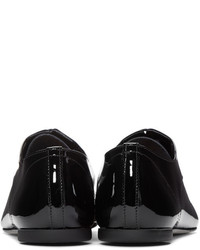 Chaussures derby en cuir noires Repetto