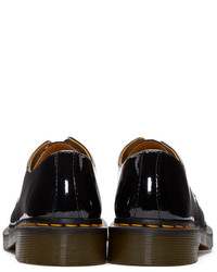 Chaussures derby en cuir noires Dr. Martens