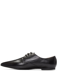 Chaussures derby en cuir noires Junya Watanabe