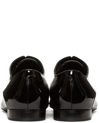 Chaussures derby en cuir noires Jil Sander