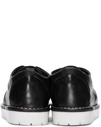 Chaussures derby en cuir noires Marsèll Gomma