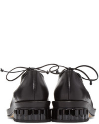 Chaussures derby en cuir noires Simone Rocha