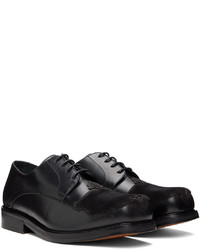 Chaussures derby en cuir noires Stefan Cooke